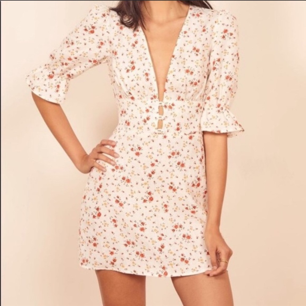 Reformation Simi dress size 10
